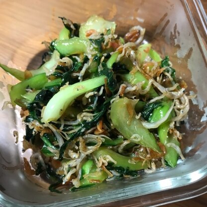 大根菜が見つからず、青梗菜で代用しましたが、めちゃくちゃ美味しくできました！彩りが良くて、お弁当にも最適でした(^^)